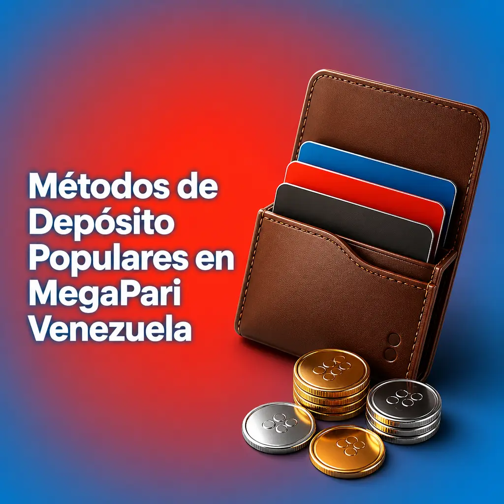 Métodos de depósito en MegaPari Venezuela: Visa, Mastercard, criptomonedas, AstroPay y billeteras digitales