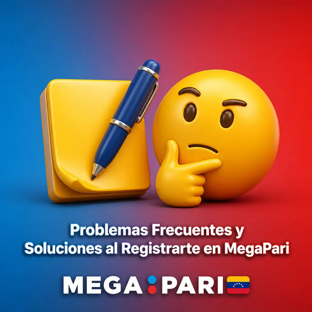 Tabla de problemas frecuentes y soluciones al registrarte en MegaPari para usuarios de Venezuela