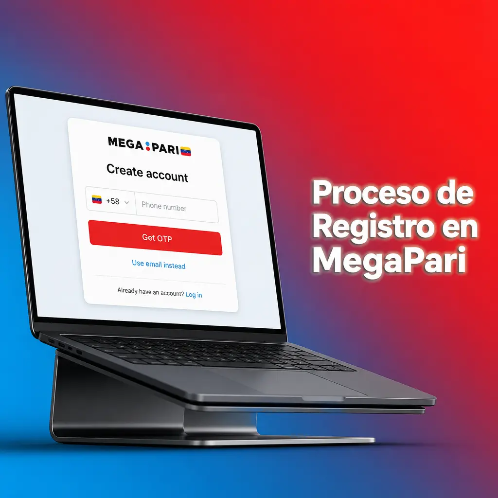 Pasos del proceso de registro en MegaPari Venezuela en menos de 2 minutos con acceso inmediato